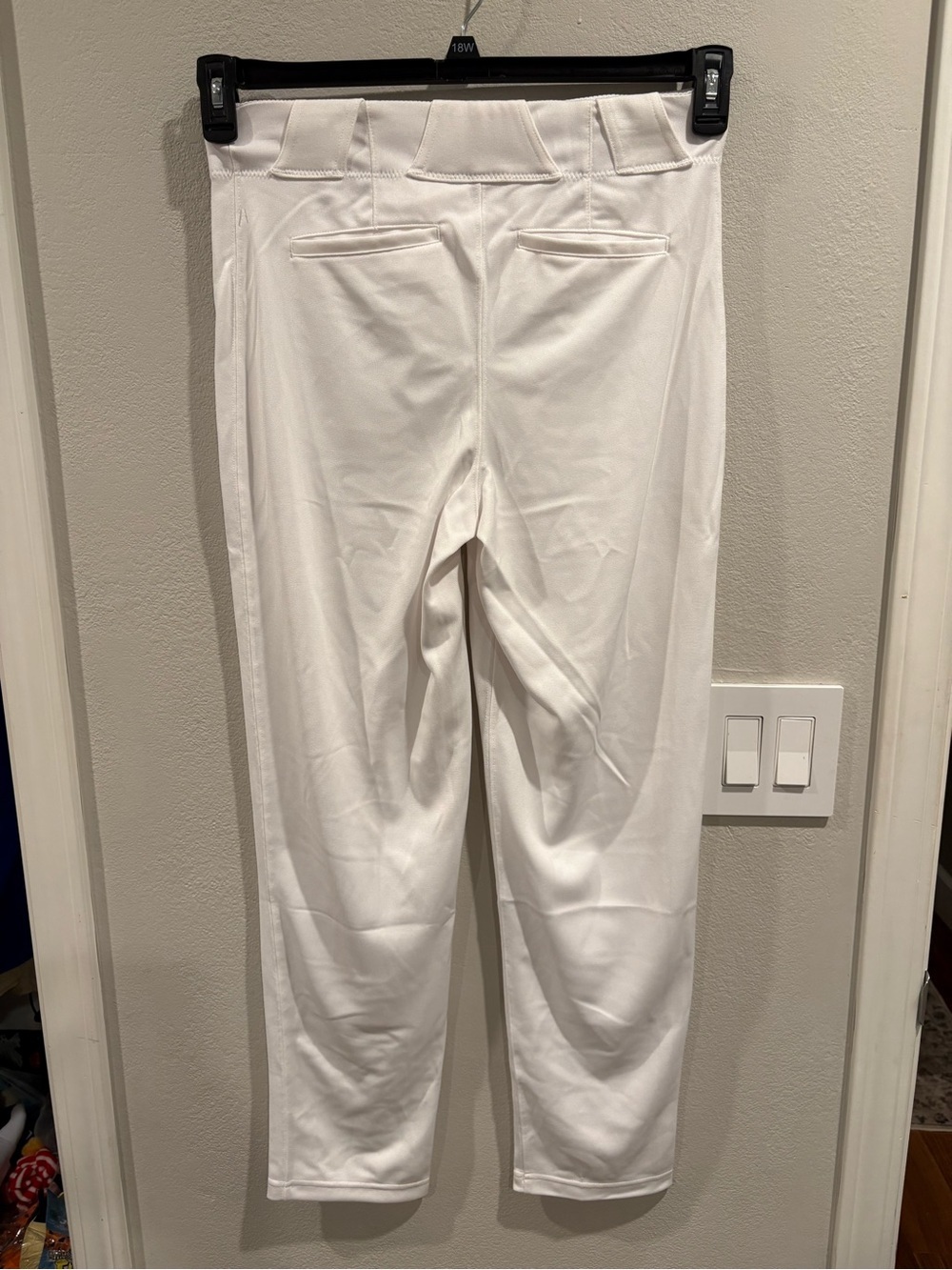 Nike Full Length Baseball Pants Solid White Youth Size XS 6/7 HQ7400-100 New - Picture 3 of 13